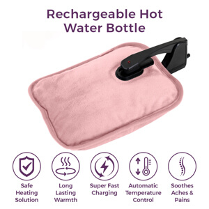 Carmen Pink Rechargeable Hot Water Bottle